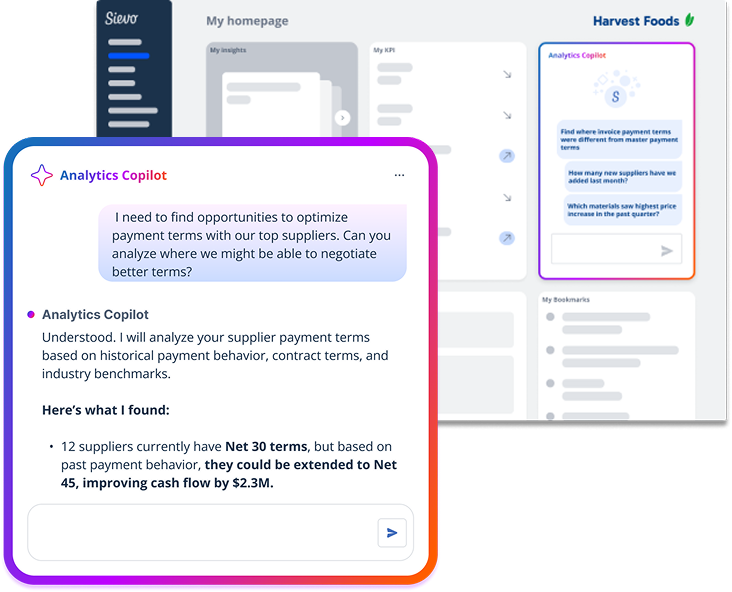 Sievo Analytics Copilot_exploring procurement data easier